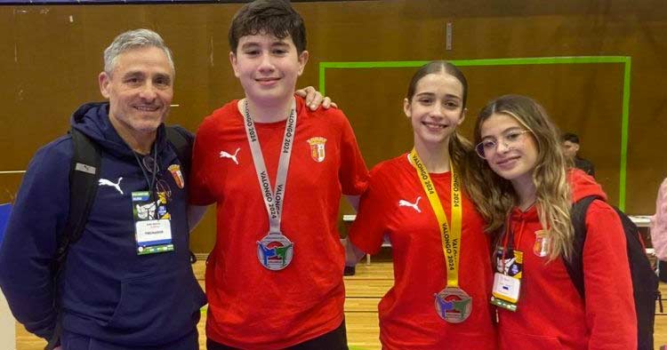 SC Braga vence ouro e prata no Open Karaté Kids