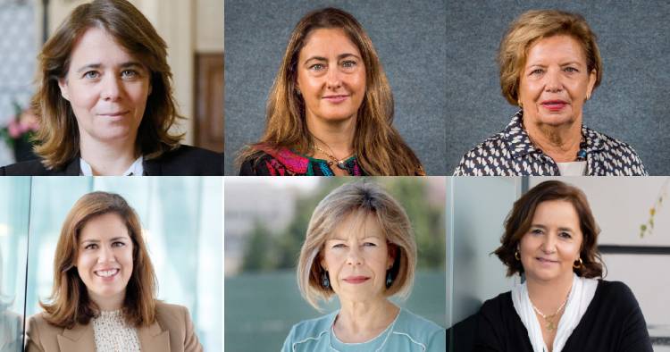 Catarina Martins, Ilda Figueiredo, Isabel Menéres, Lídia Pereira e Maria de Belém em Barcelos