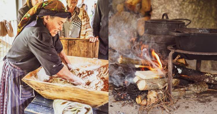Celorico de Basto recriou o "cozer pão à moda antiga"