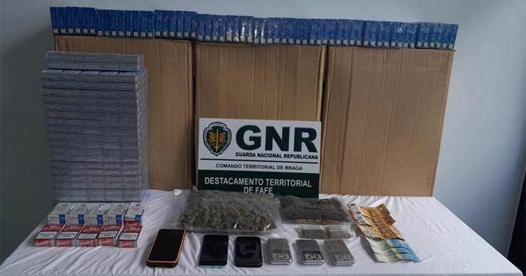 Quatro detidos em Cabeceiras de Basto por tráfico de droga