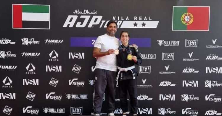 Inês Presa de Braga conquista duas medalhas de Jiu-jitsu em Vila Real
