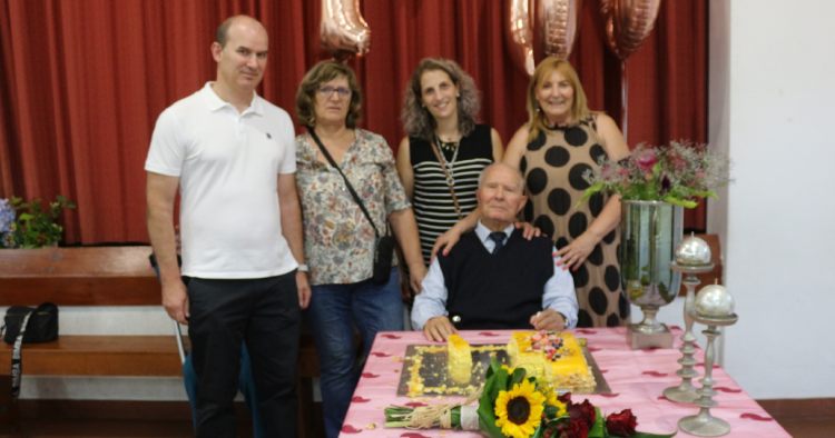 José Carvalho de Braga celebrou 100 anos junto da família e amigos