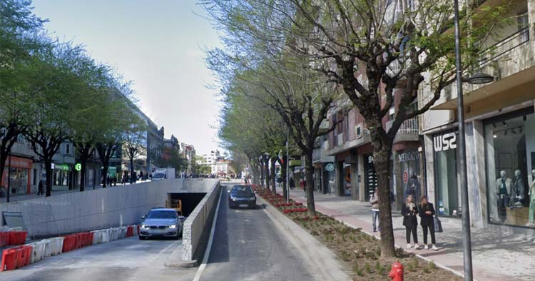 Atenção, Braga. Trânsito proibido no troço nascente contíguo ao túnel da Avenida