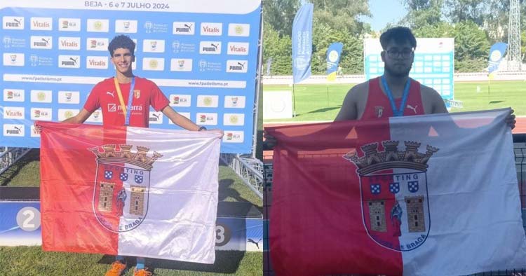 SC Braga vence duas medalhas nos Campeonatos Nacionais de Sub-18