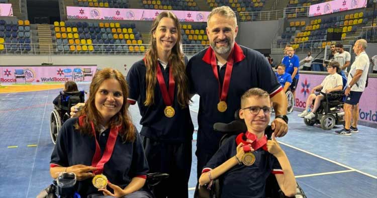 Joana Pereira vence o ouro em pares no Cairo 2024 World Boccia Challenger