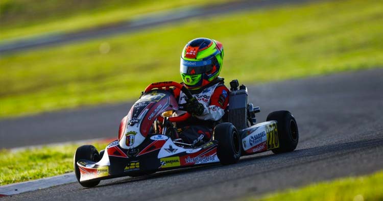 Kiko Correia do SC Braga no Top 6 da Taça de Portugal de Karting