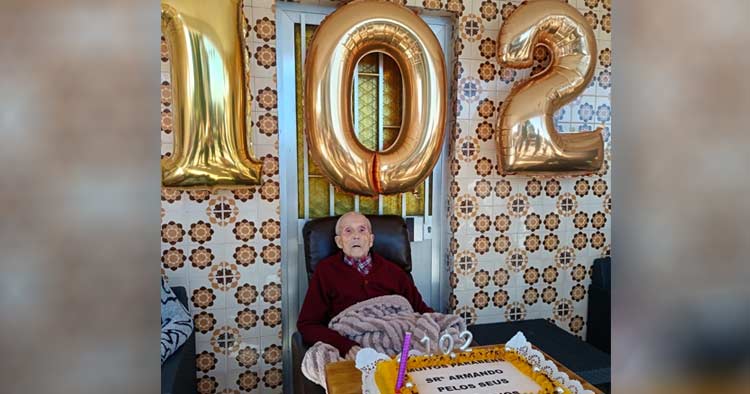 Armando Gonçalves de Vieira do Minho celebra 102 anos de vida