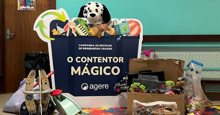 AGERE e comunidade escolar de Braga angariam 3000 brinquedos para instituições sociais