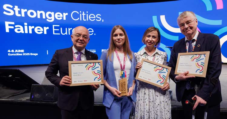 Kharkiv e Turim premiadas em Braga na conferência anual da Eurocities