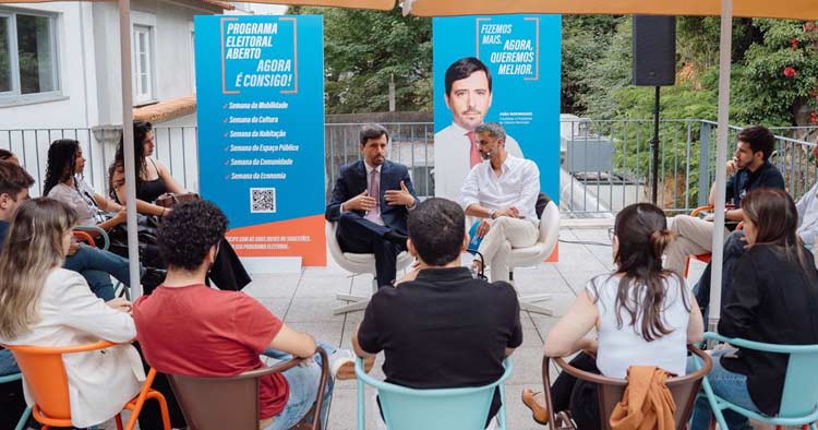 Coligação Juntos Por Braga recolhe contributos de jovens para “construir o futuro da cidade”