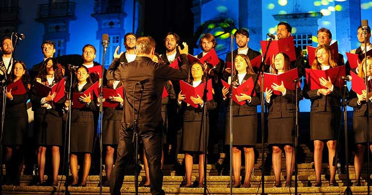 Escadaria do Bom Jesus de Braga recebe concerto do Coro Académico da UMinho