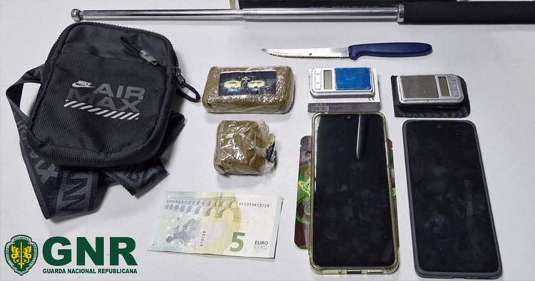 Homem apanhado em Vila Verde com 276 doses de haxixe no carro