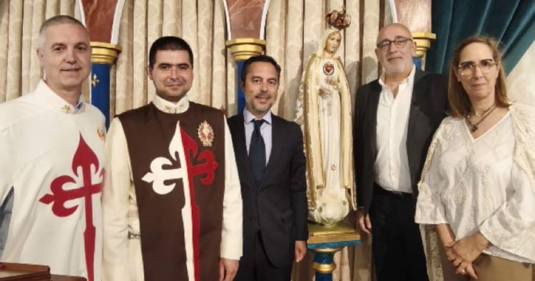 Filipe Aguiar do Chega enaltece dinamismo dos Arautos do Evangelho do Sameiro