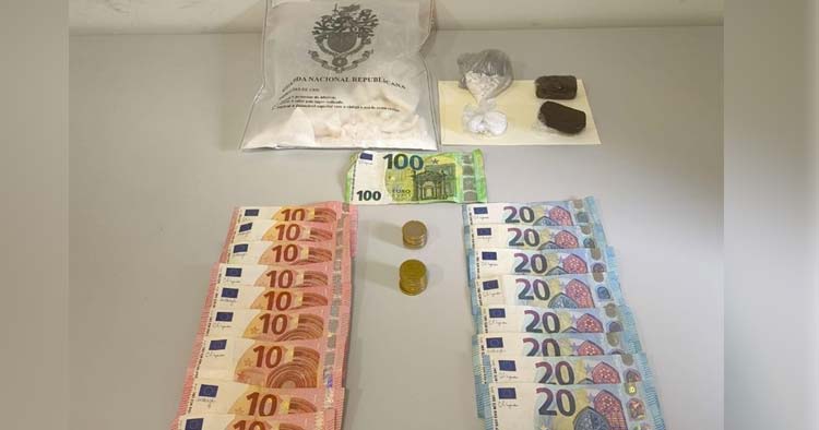 Jovem detido em Braga com 1900 doses de estupefacientes