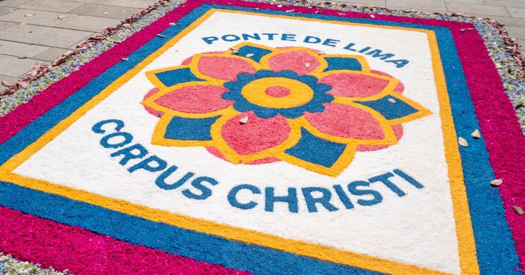 Tapetes floridos voltam a colorir Ponte de Lima no Dia do Corpo de Deus
