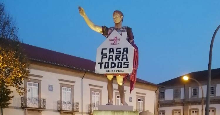 Braga recebe manifestação pelo direito à habitação