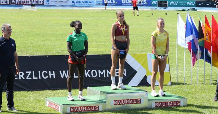 Tatiana Pereira conquista segundo lugar no triplo-salto feminino na Alemanha