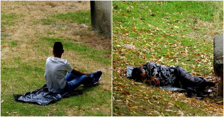 Imigrantes dormem na rua em Braga