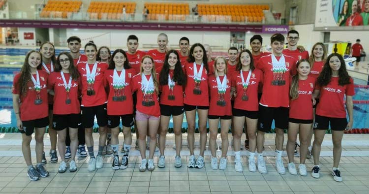SC Braga vence 27 medalhas no Campeonato Nacional de Natação
