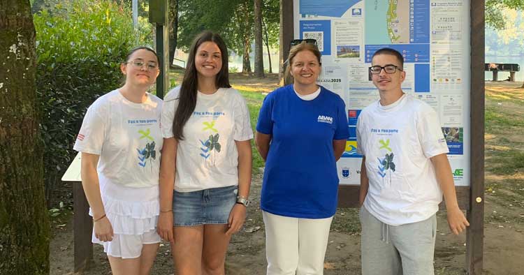 Jovens voluntários de Braga reforçam proteção ambiental nas praias fluviais