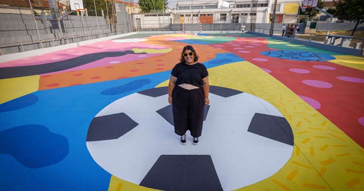 Braga: Projeto de arte urbana dá cor ao Polidesportivo da Gandra