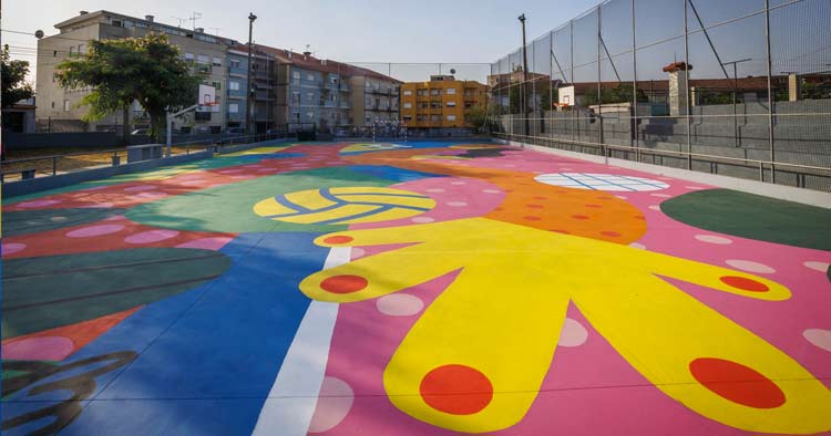 Braga: Projeto de arte urbana dá cor ao Polidesportivo da Gandra