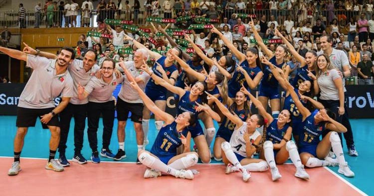 Seleção Nacional Feminina de Voleibol apura-se para o Europeu 2026