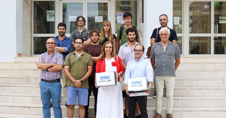CDU entrega listas das Autárquicas no Tribunal de Braga