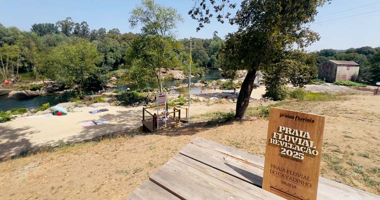 Esta praia de Braga foi distinguida como Praia Fluvial Revelação da Região Norte 2025