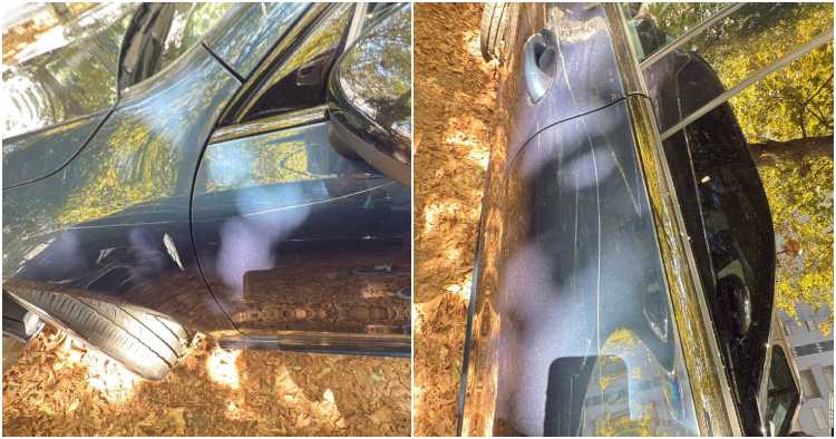 Vandalismo. Andam a riscar carros estacionados em Braga
