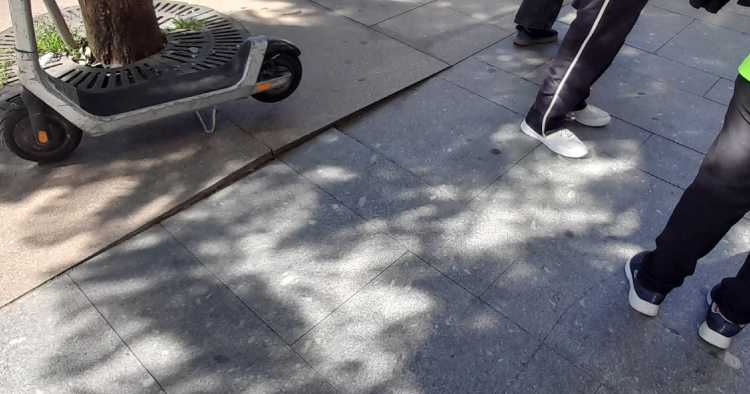 Cidadã cai no passeio em Braga