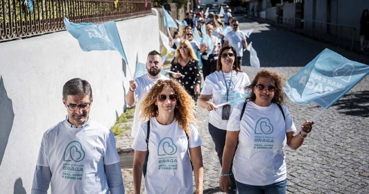 Braga: Jenny Santos apresentou candidatura a Real, Dume e Semelhe com caminhada solidária