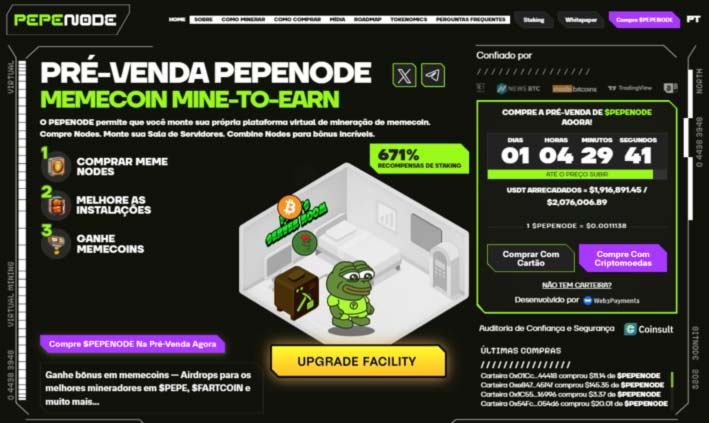 Descubra as memecoins mais promissoras em pré-venda para lucrar alto ainda em 2025