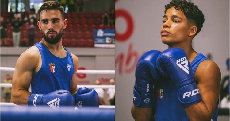João Ferreira e Rhenan Silva do SC Braga no Campeonato da Europa Sub-23