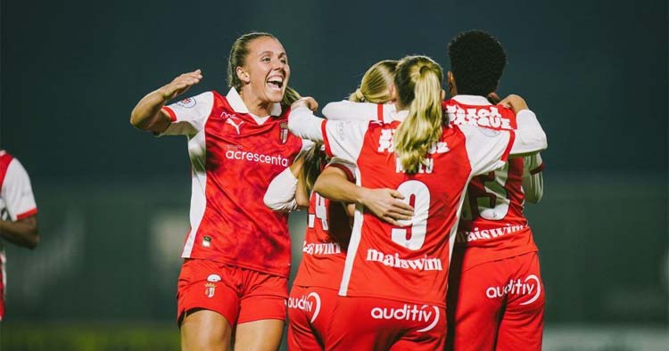 Equipa feminina do SC Braga vence Rio Ave FC por 0-2