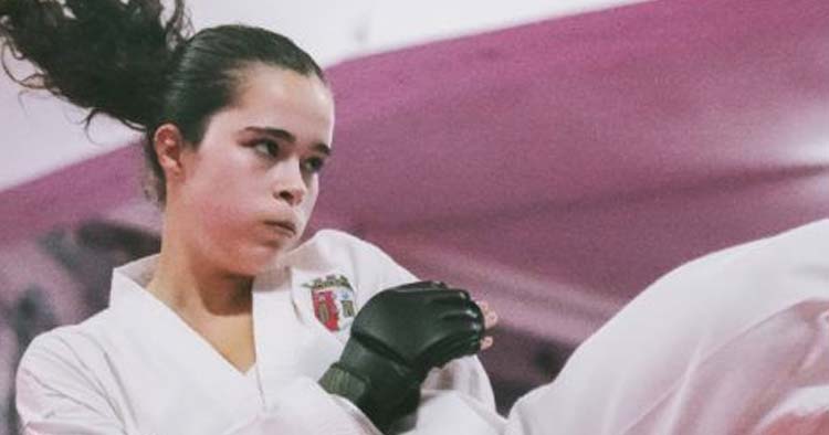 Francisca Ribeiro do SC Braga no Campeonato da Europa Sub-21