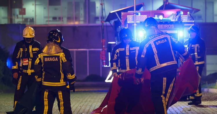 Explosão num recuperador de calor faz um ferido grave em Braga