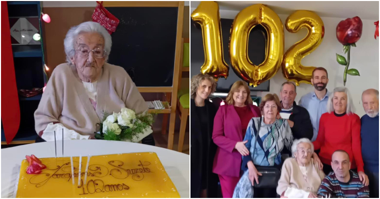 Susete Teixeira de Braga celebra 102 anos. O segredo? Ter uma vida regalada