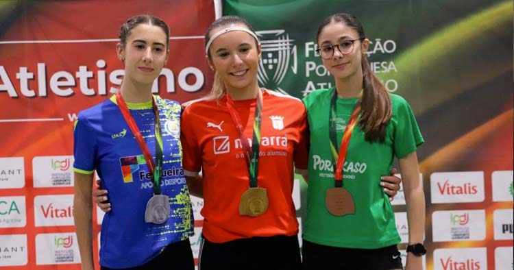 Mariana Maciel do SC Braga é campeã nacional nos 800 metros