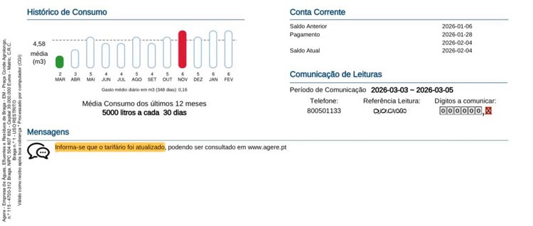 PS Braga denuncia subida da fatura da água apesar de medida ter sido chumbada