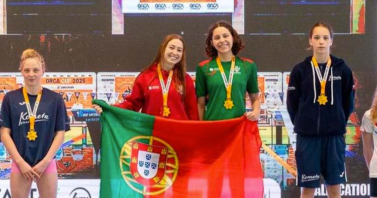 Maria Neves do SC Braga vence três medalhas no Orca Cup na Eslováquia
