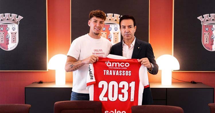 SC Braga contrata Diogo Travassos por 5,5 milhões de euros