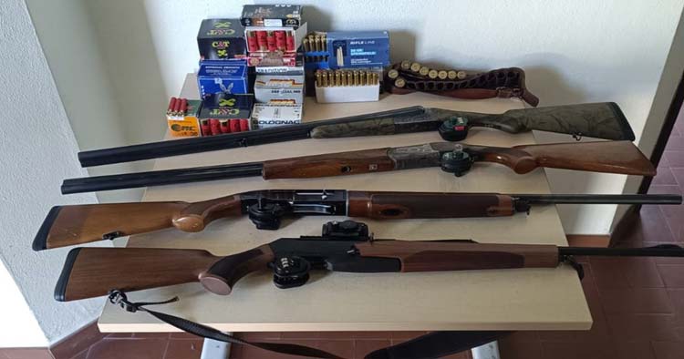 Investigação por ameaça leva GNR a apreender armas e munições a suspeito de Famalicão