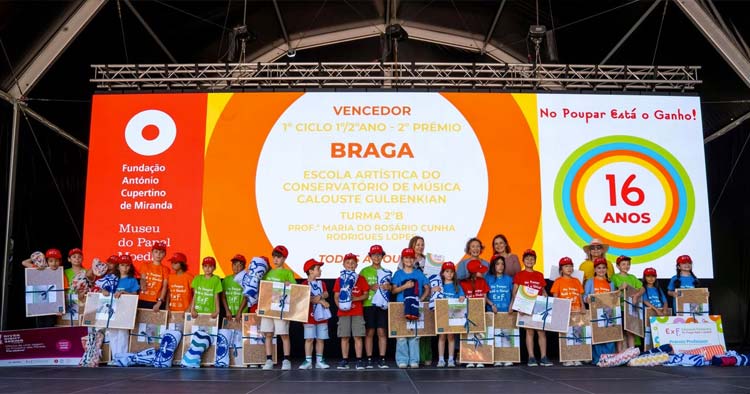 Alunos de Braga conquistam prémios nacionais em literacia financeira