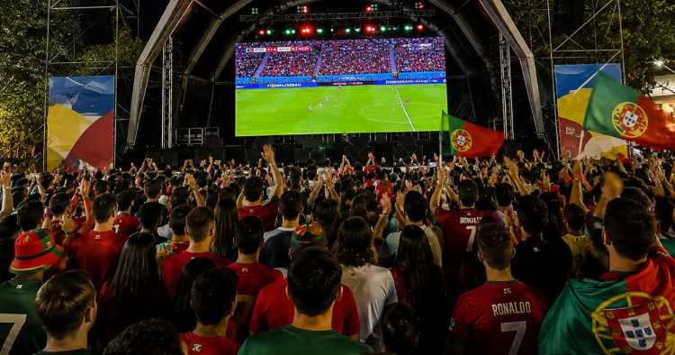 Braga instala ecrã gigante na Avenida Central para transmitir jogos de Portugal no Mundial