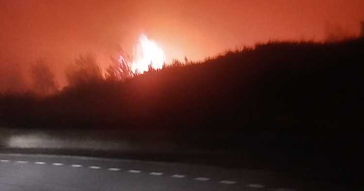 Águeda: Vale Domingos cercada pelas chamas durante a madrugada desta sexta-feira
