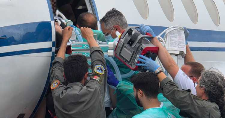 Força Aérea realizou três missões médicas urgentes num só dia