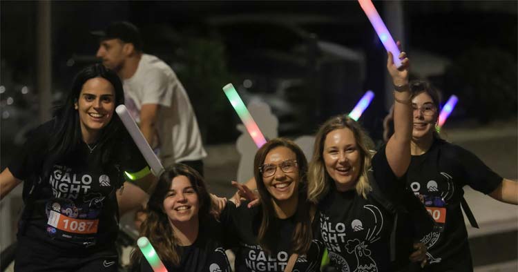 Mais de três mil participantes iluminaram Barcelos na Galo Night Run