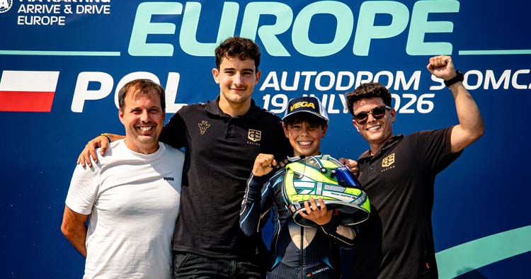 Miguel Martins de Vizela alcança o pódio no Europeu FIA de Karting