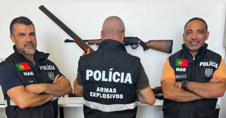 PSP leva a Vila Verde balcão móvel para regularização de armas e munições